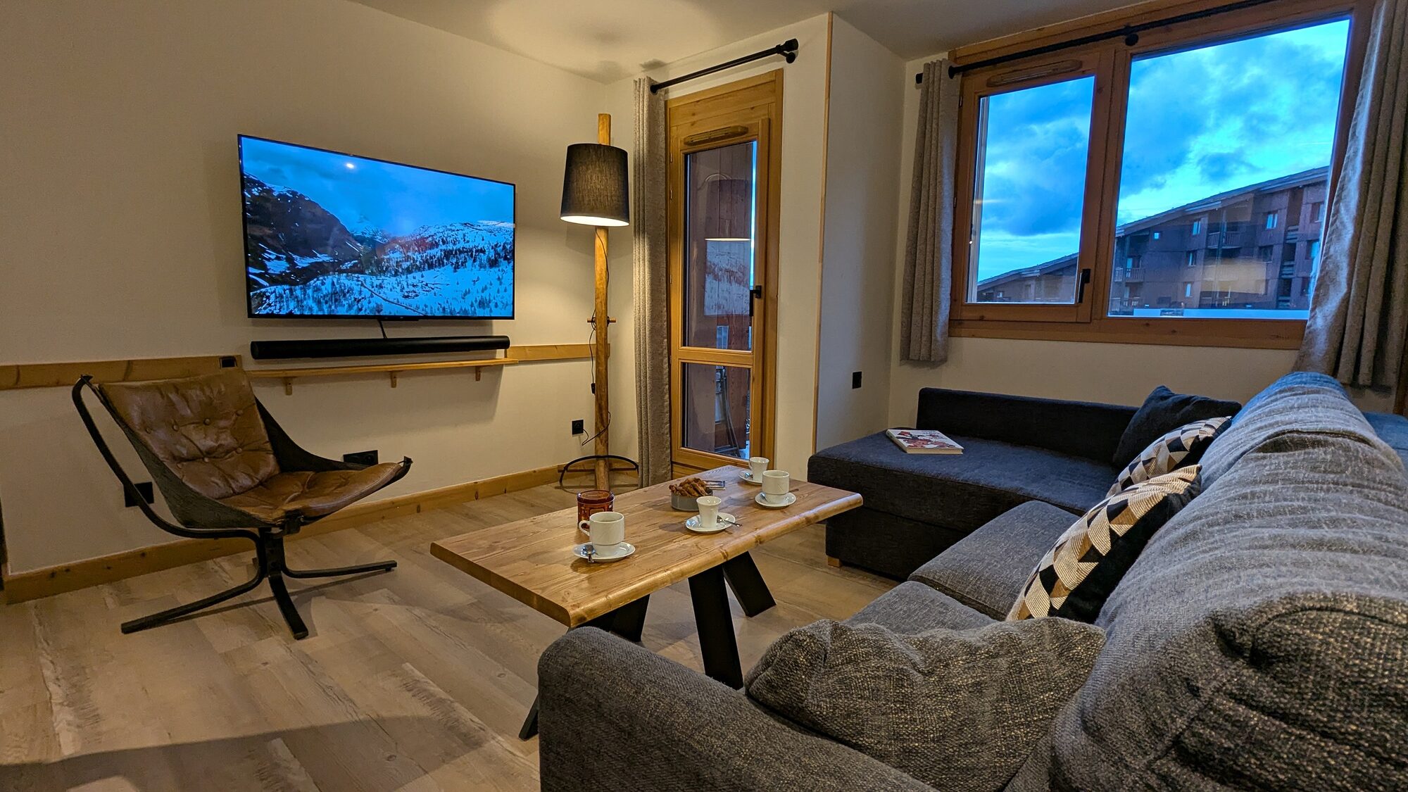 Fin de journée au salon, ambiance après-ski